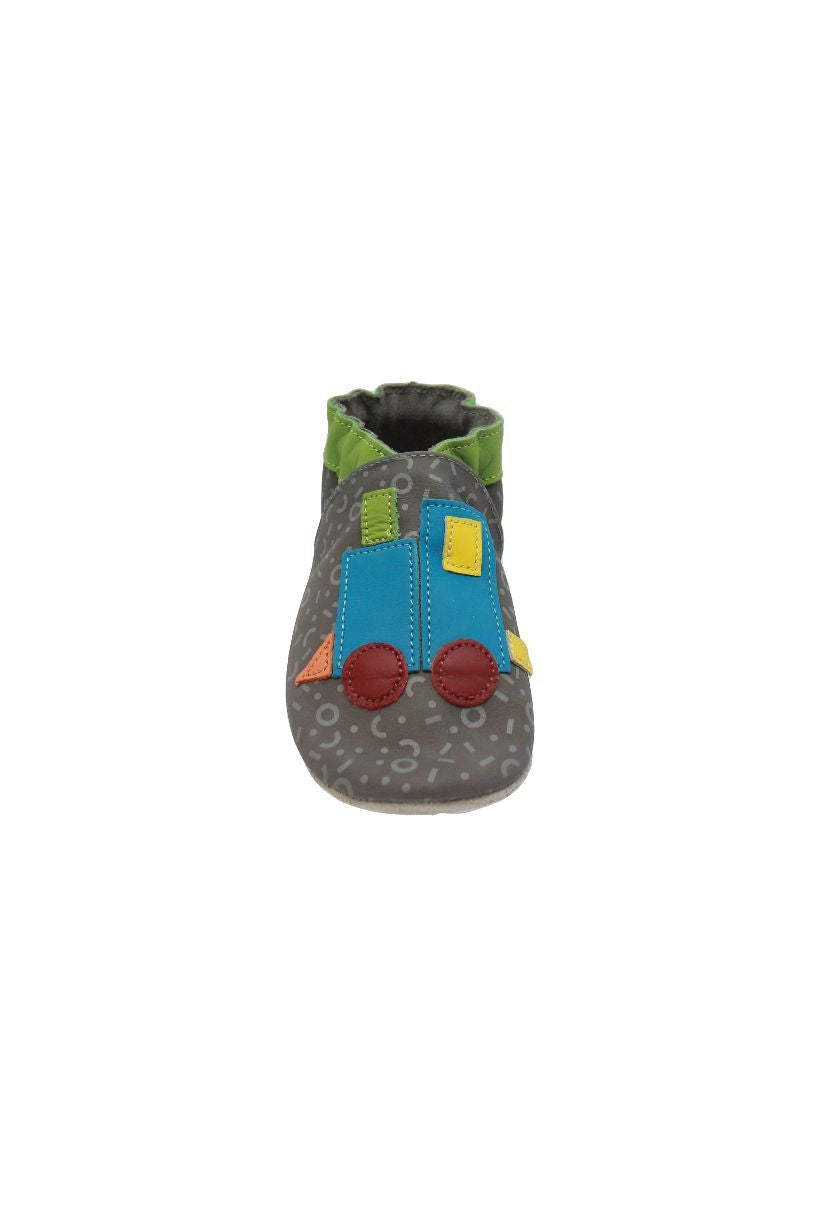 CHAUSSONS SOFT SOLES TRAINBLOCKS BÉBÉ