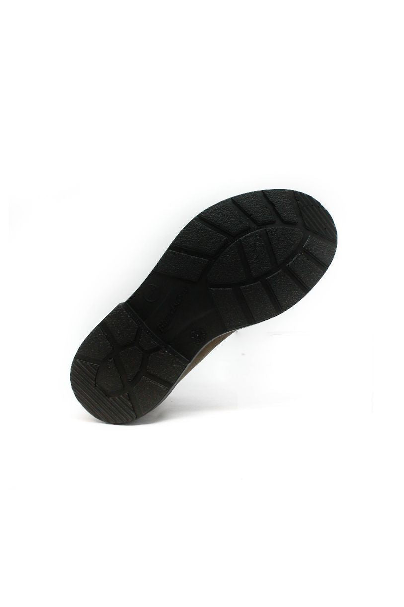 Bottillons en cuir brun rustique Chelsea pour enfant et junior - Bluntstone