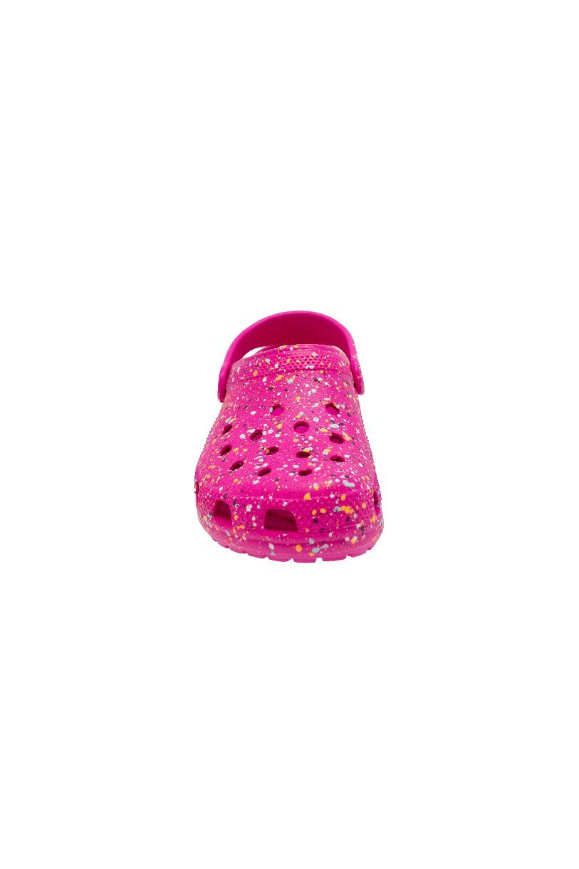 Sabots Mules Paint Splatter Clog Fuchsia pour enfant