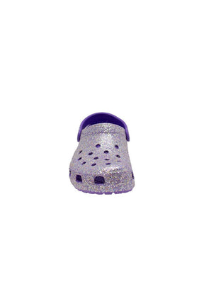 Sabots Mules Glitter Clog Mauve pour enfants