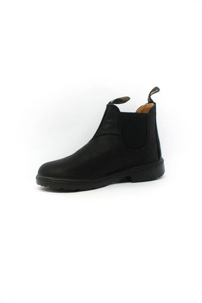 Bottillons en cuir noir Chelsea pour enfant et junior - Bluntstone