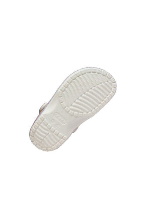 Sabots mules Glitter Clog Blanc pour enfants
