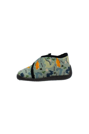 Pantoufles velcro Dino pour bébé - Lil Paolo